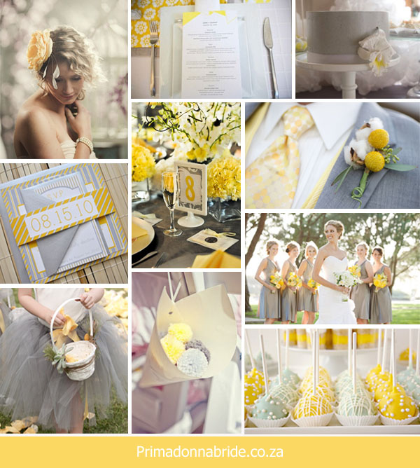 Grey is still a popular colour at weddings and as an added bonus it goes 