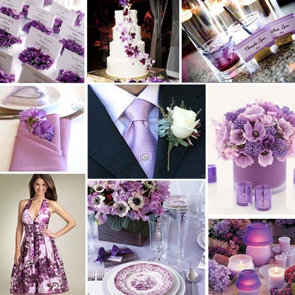 Wedding colours: Purple and Lilac - Primadonna Bride